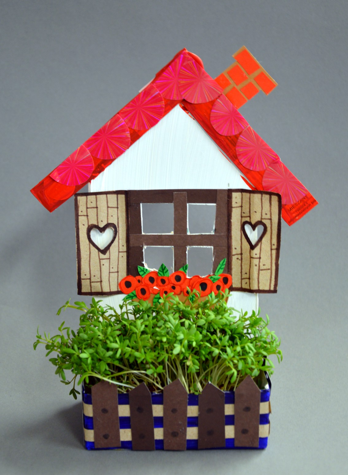 Domek z ogródkiem – rękodzieło – zabawy plastyczne