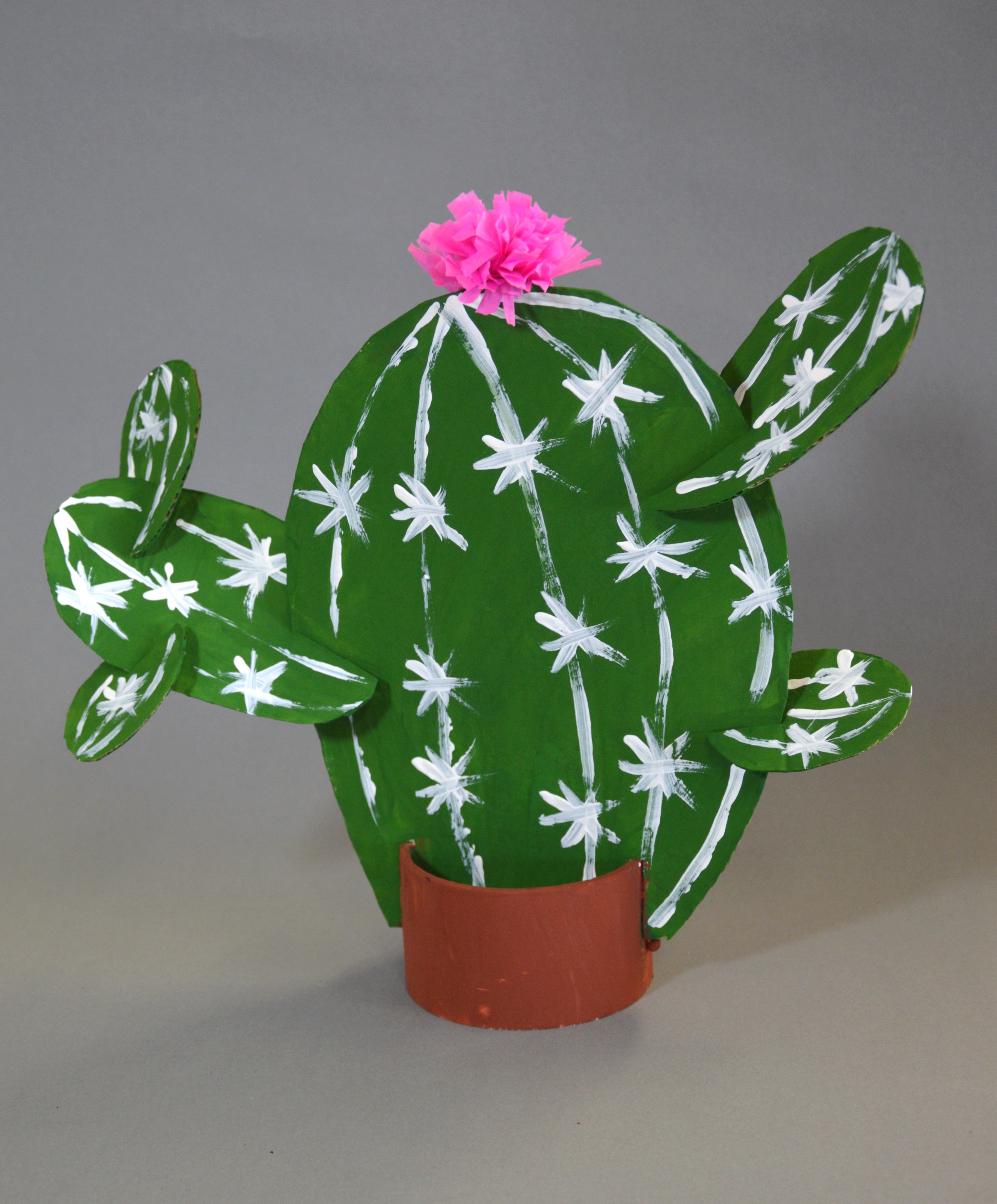 Kaktusy-rękodzieło-zabawy plastyczne