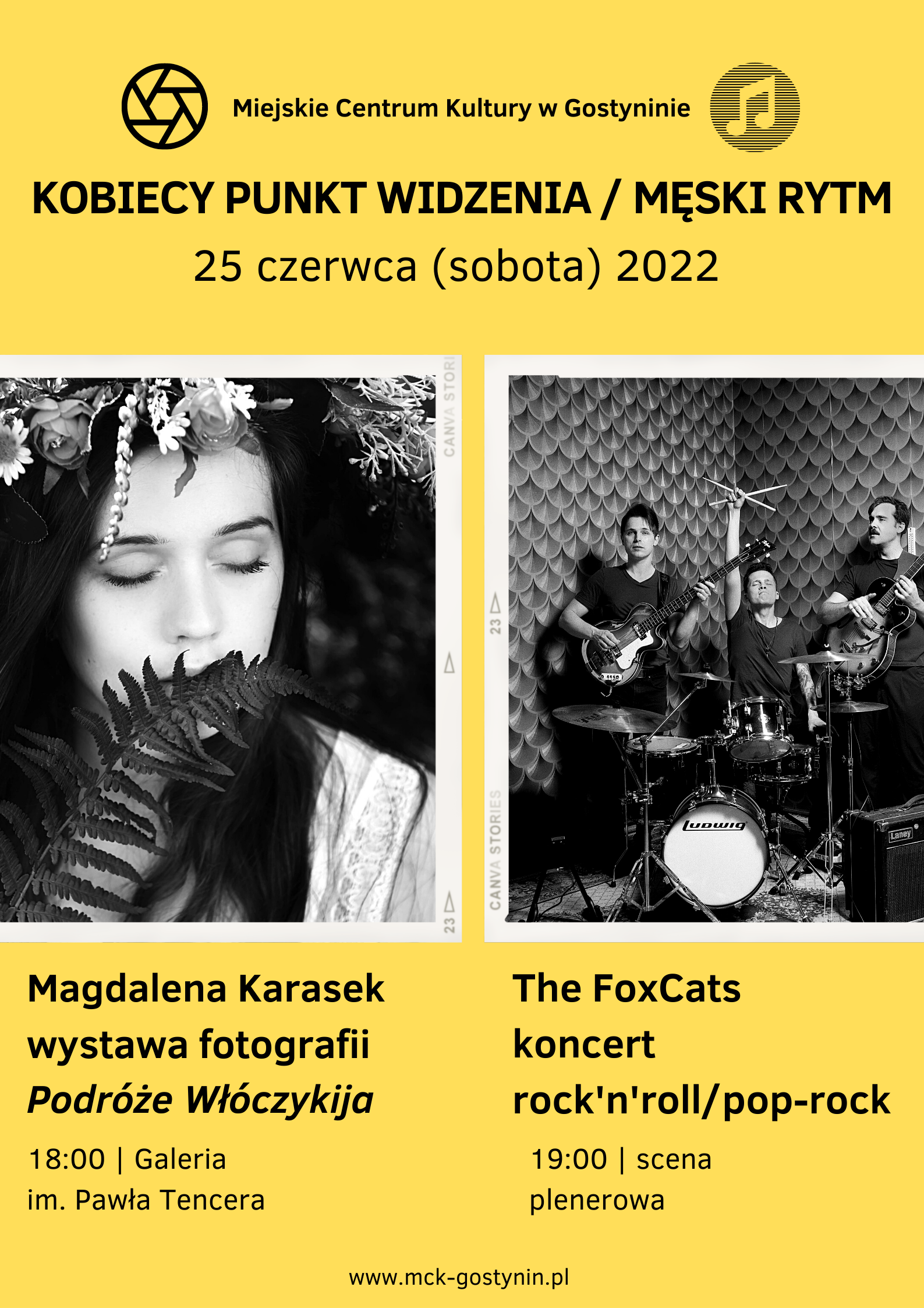 25/06 | „KOBIECY PUNKT WIDZENIA/MĘSKI RYTM” – Magdalena Karasek i The FoxCats